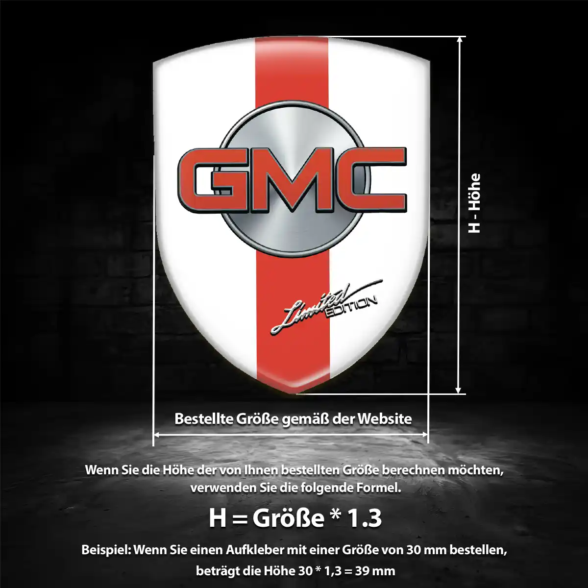 GMC Emblem Wappen Markenedition