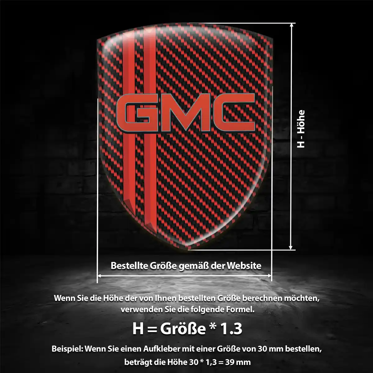 GMC Emblem Wappen Premium-Edition