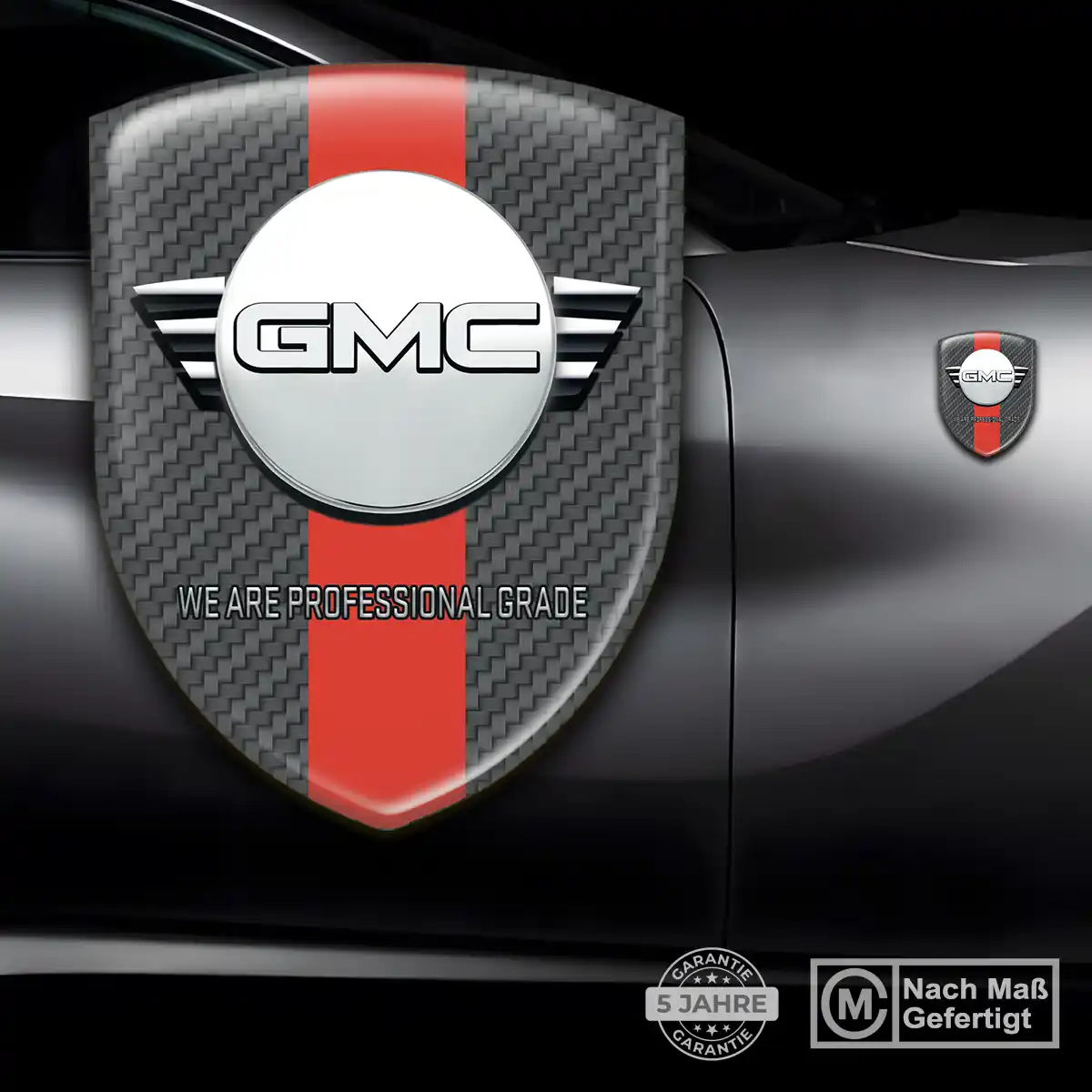 GMC Emblem Wappen Stilvolles Design
