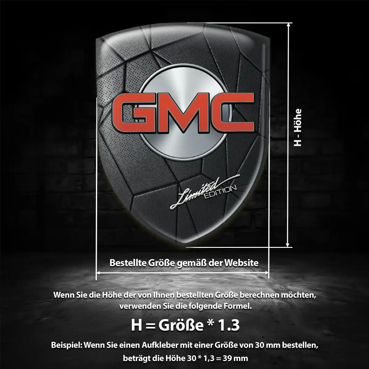GMC Embleme Auto Interieurdesign