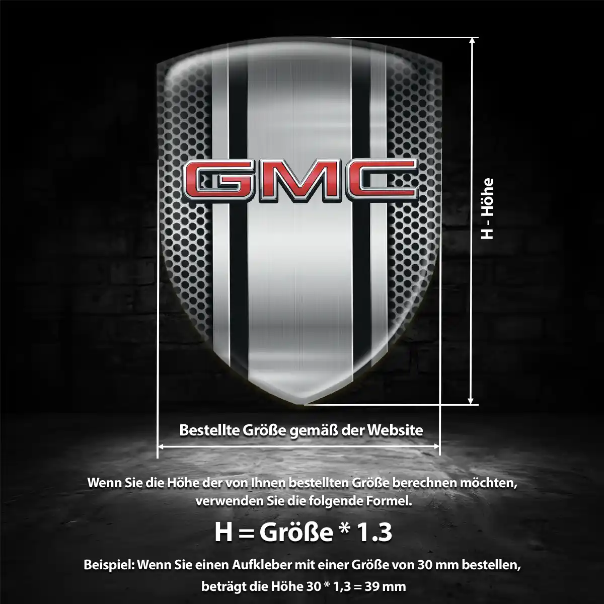 GMC Embleme Auto Limitierte Auflage