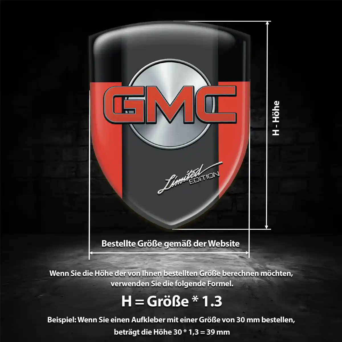 GMC Embleme Auto Premium-Edition