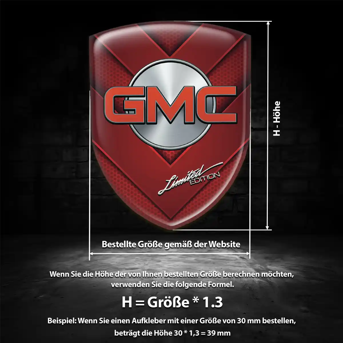 GMC Embleme Auto Premiumqualität