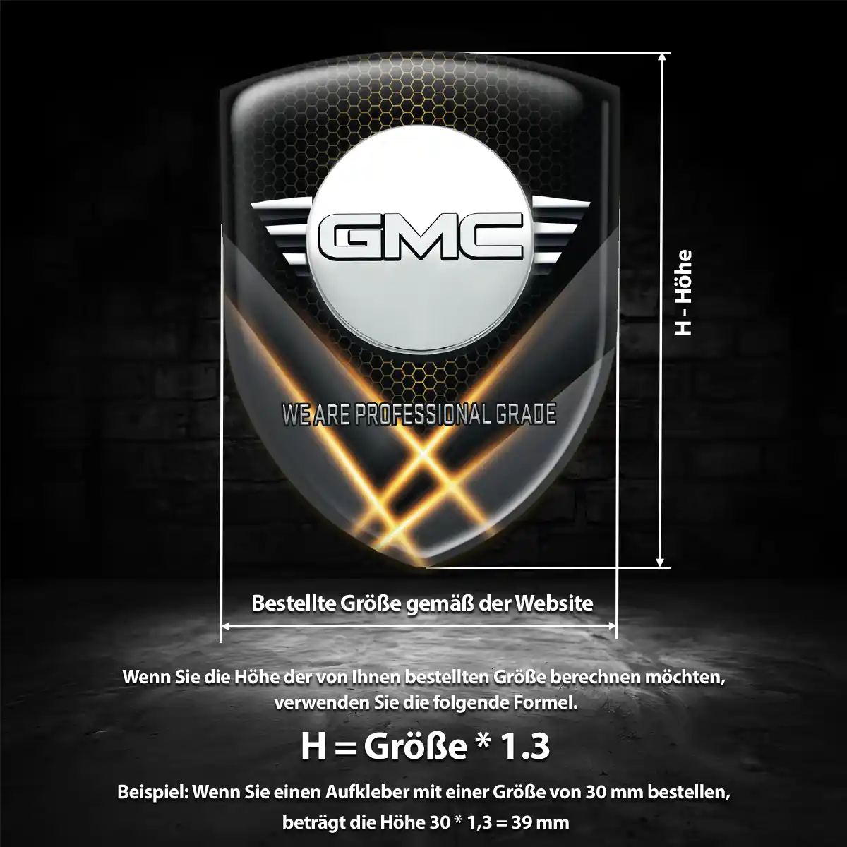 GMC Embleme Auto Stilvolles Design