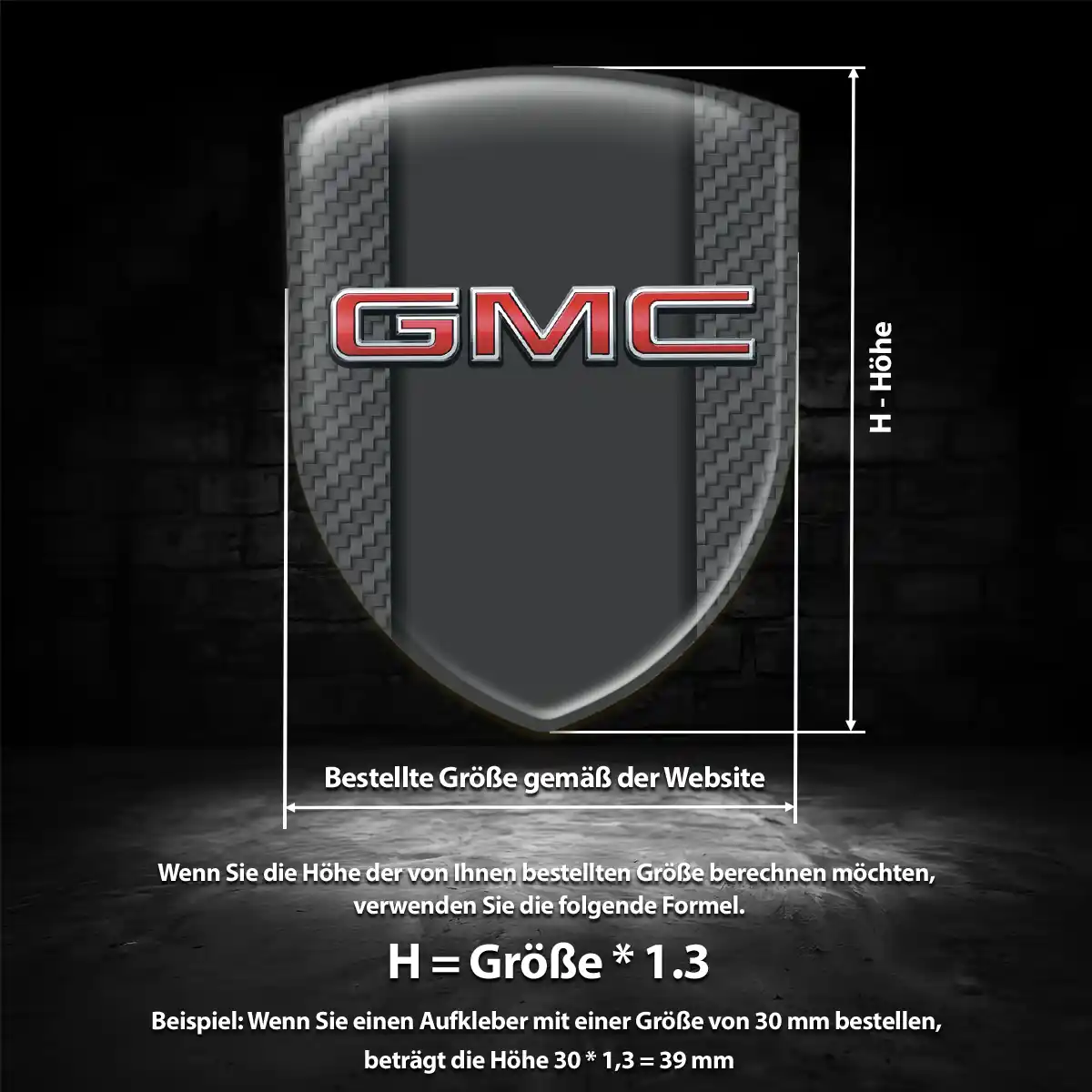 GMC Embleme Auto Tuningfahrzeug