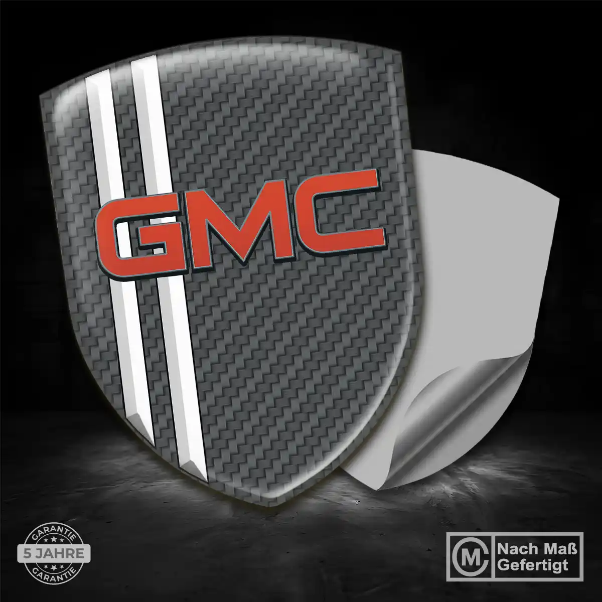 GMC Embleme Edles Design