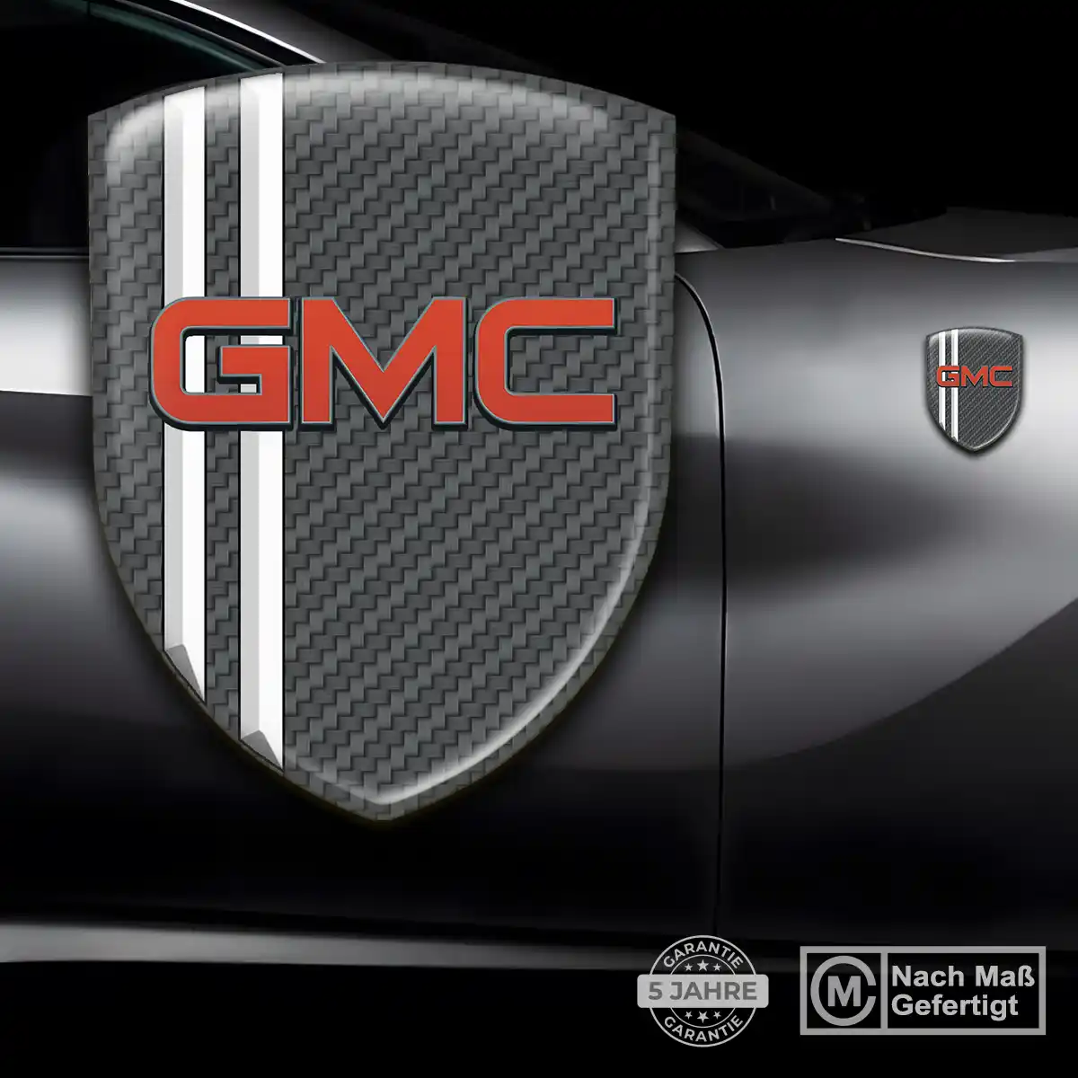 GMC Embleme Edles Design