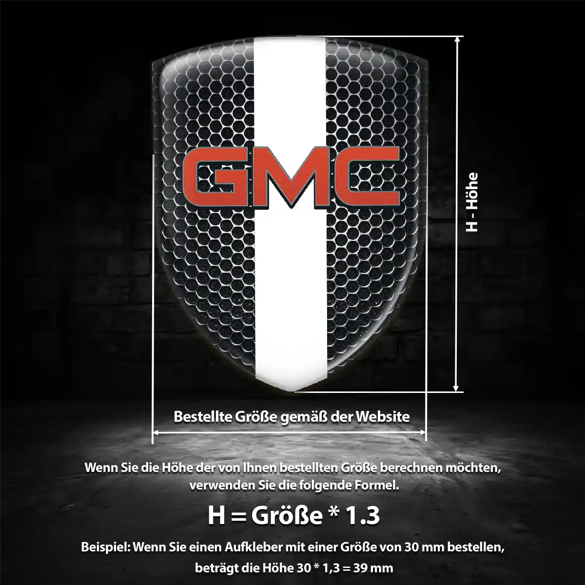 GMC Embleme Elegantes Design