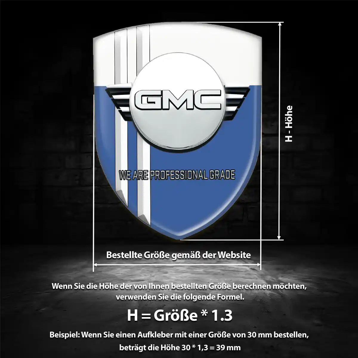 GMC Embleme Hohe Qualität