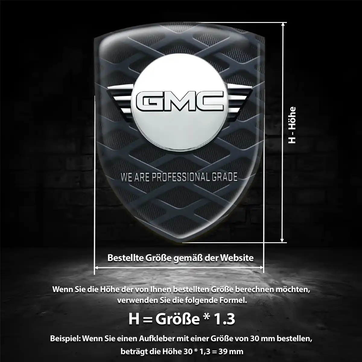 GMC Embleme Luxus-Edition