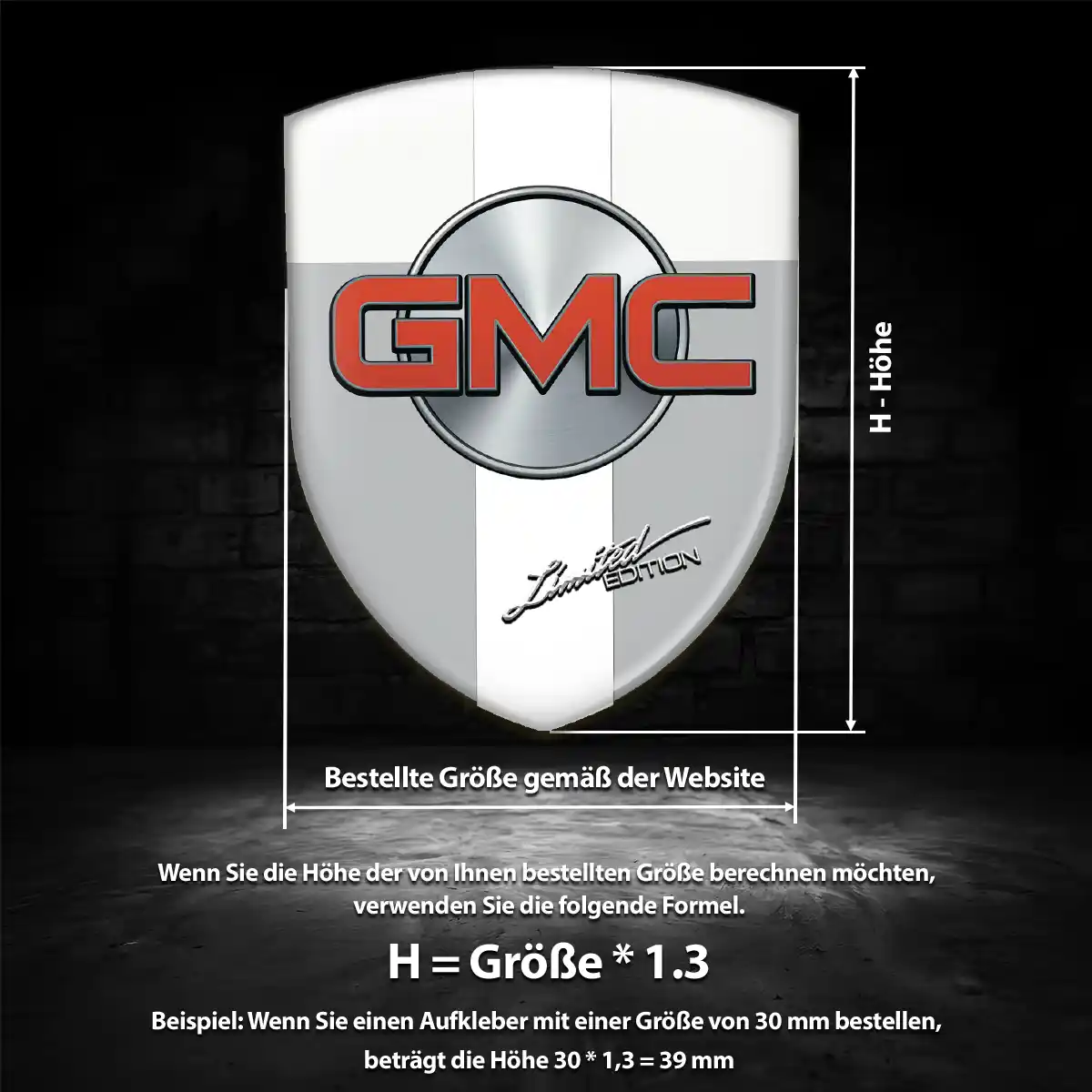 GMC Embleme Markenedition