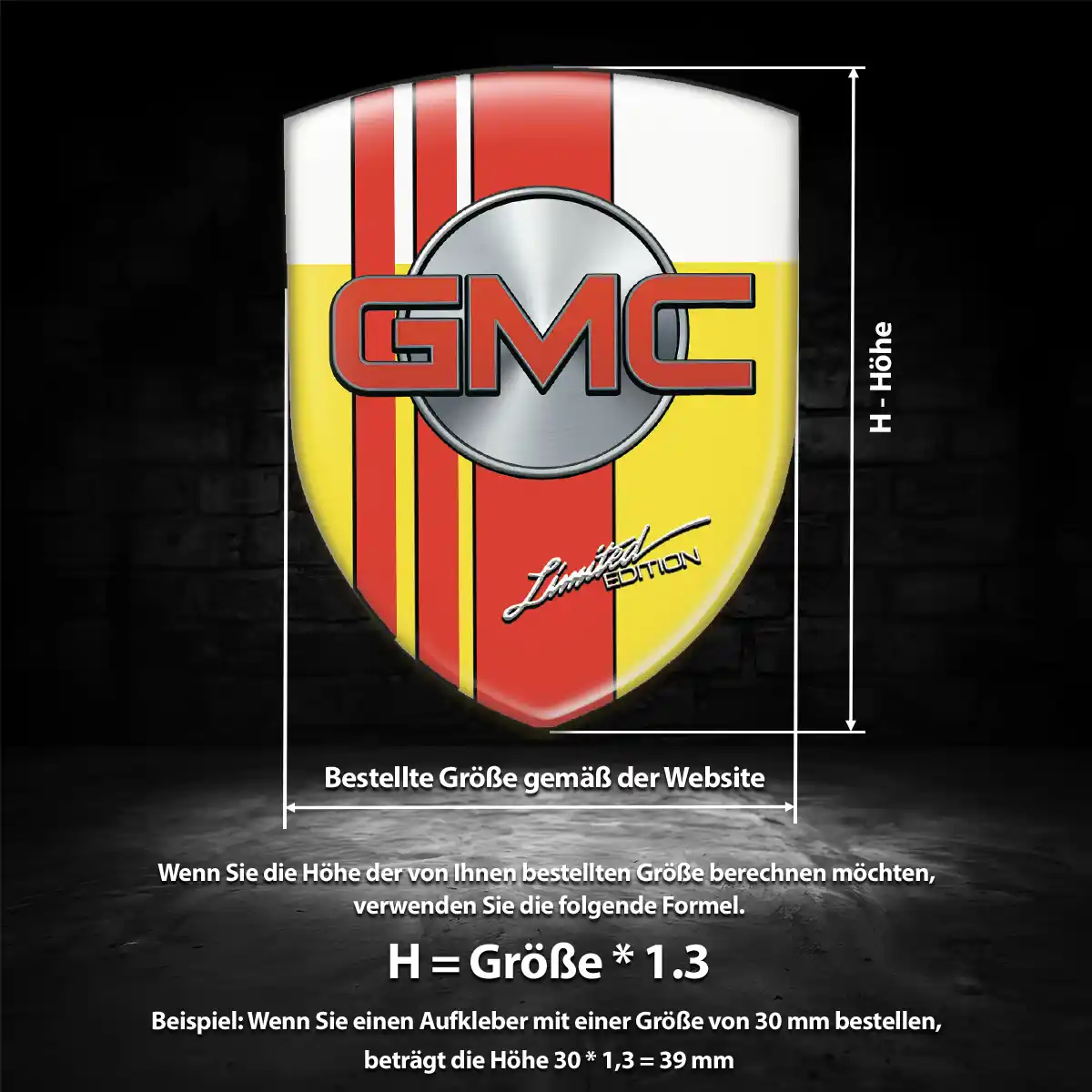 GMC Embleme Premiumqualität