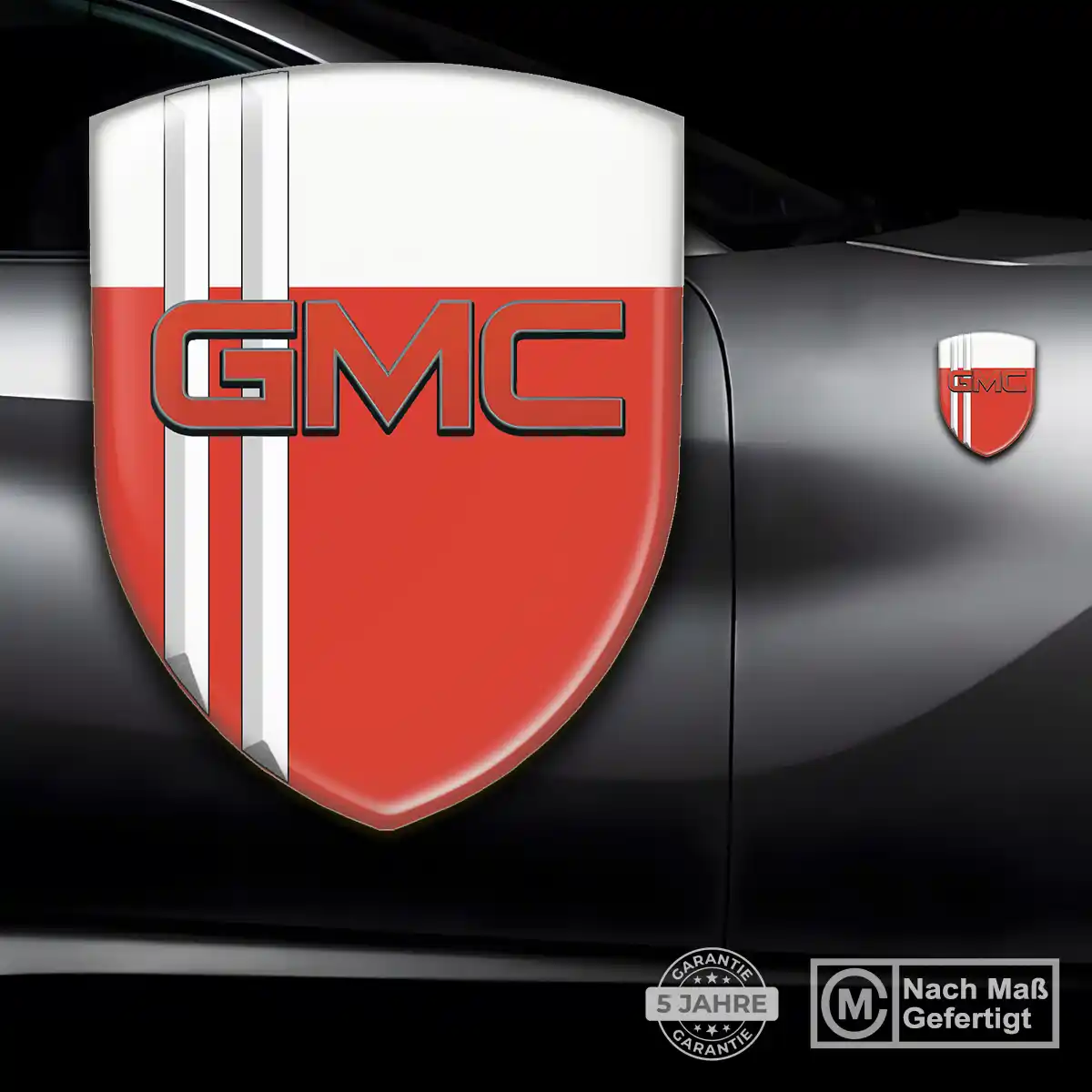 GMC Embleme Silikon Aufkleber Auto Elegantes Design