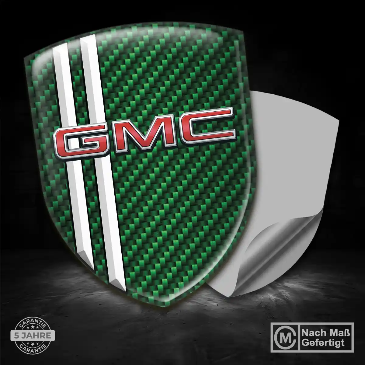 GMC Embleme Silikon Aufkleber Auto Hochwertiges Harz