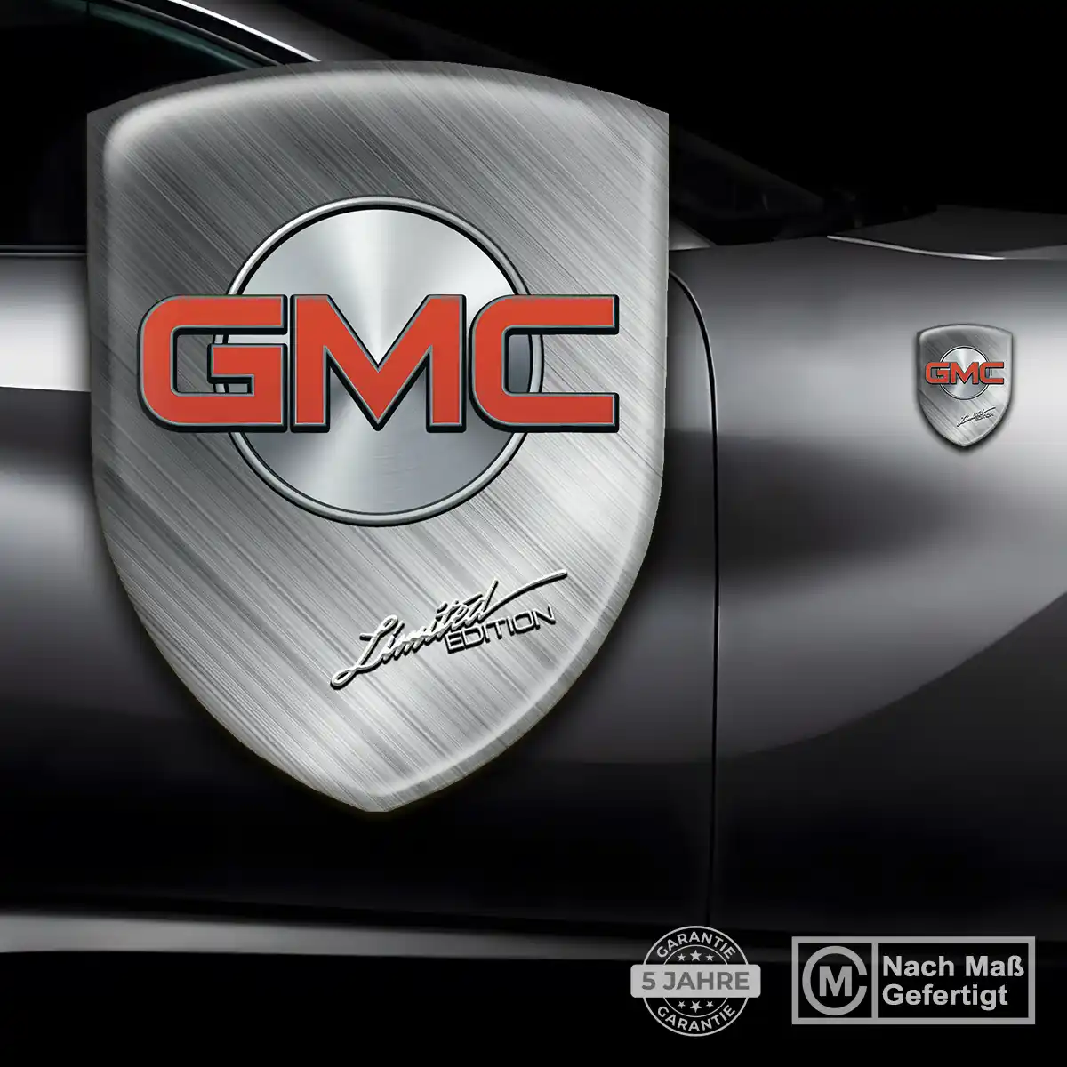 GMC Embleme Silikon Aufkleber Auto Limitierte Auflage