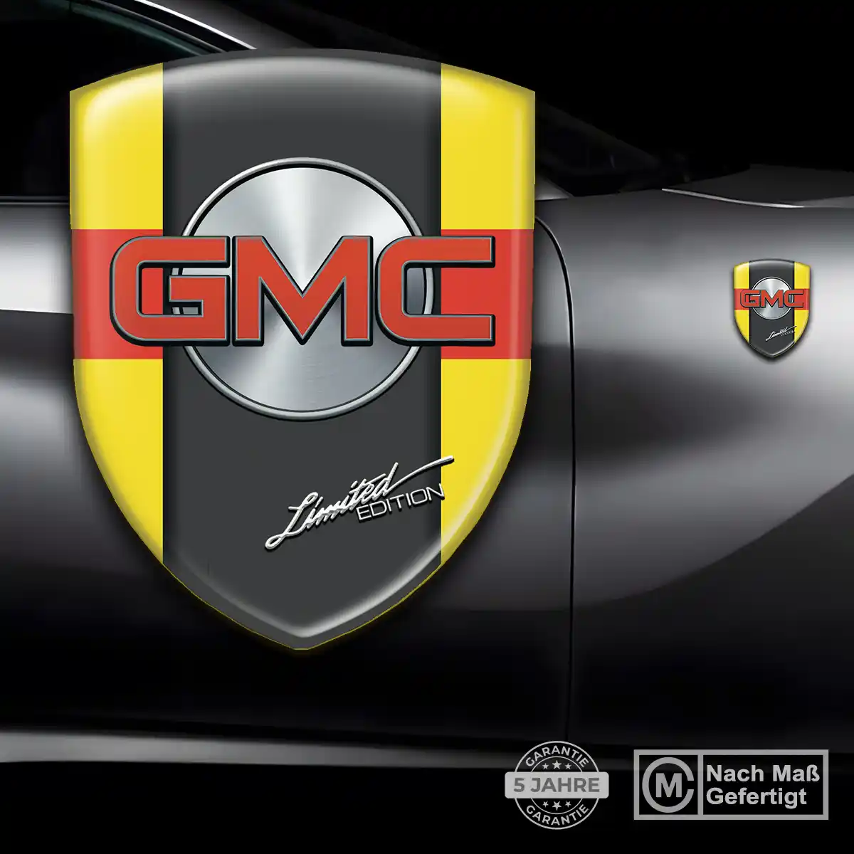 GMC Embleme Silikon Aufkleber Auto Luxus-Edition