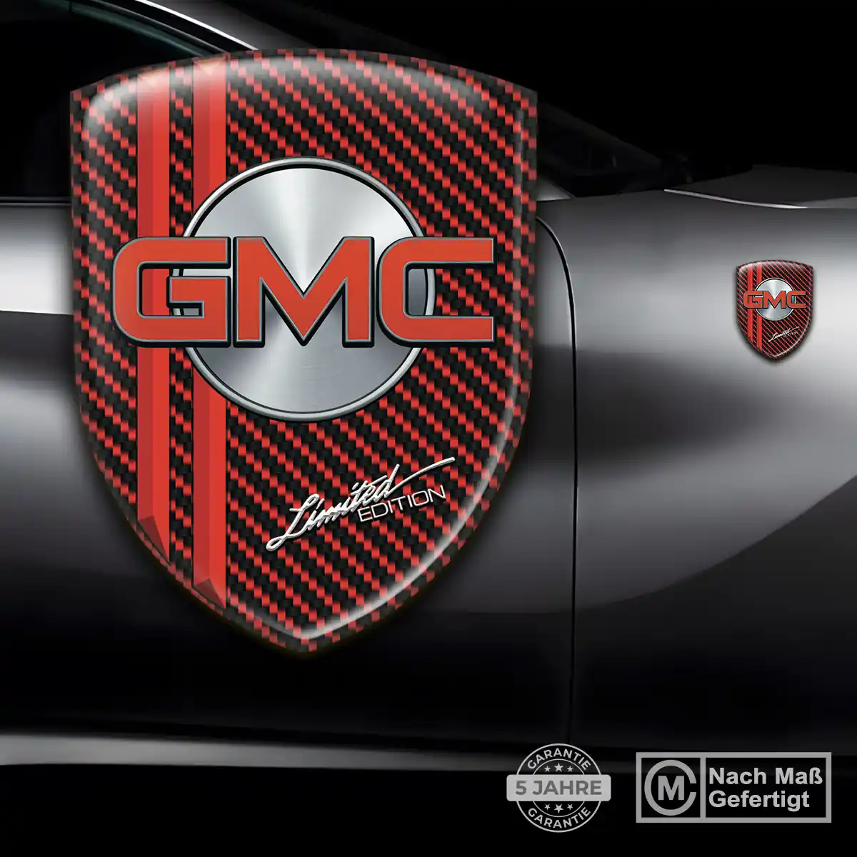 GMC Embleme Silikon Aufkleber Auto Premium-Edition