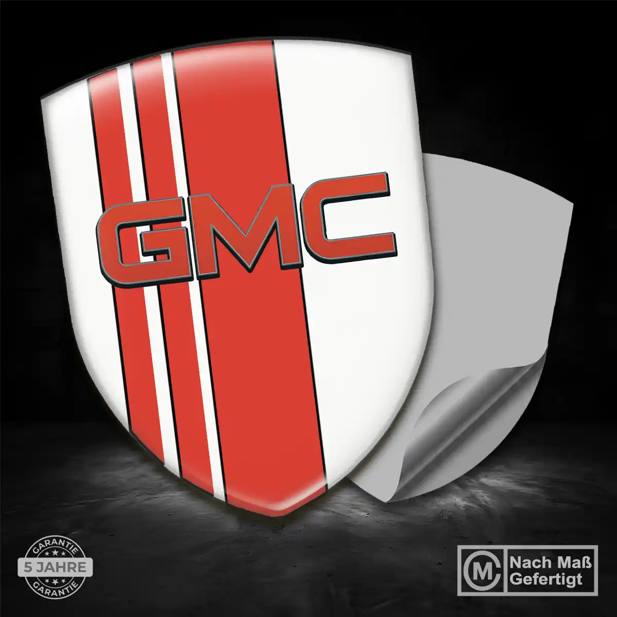 GMC Embleme Silikon Aufkleber Auto Premiumqualität