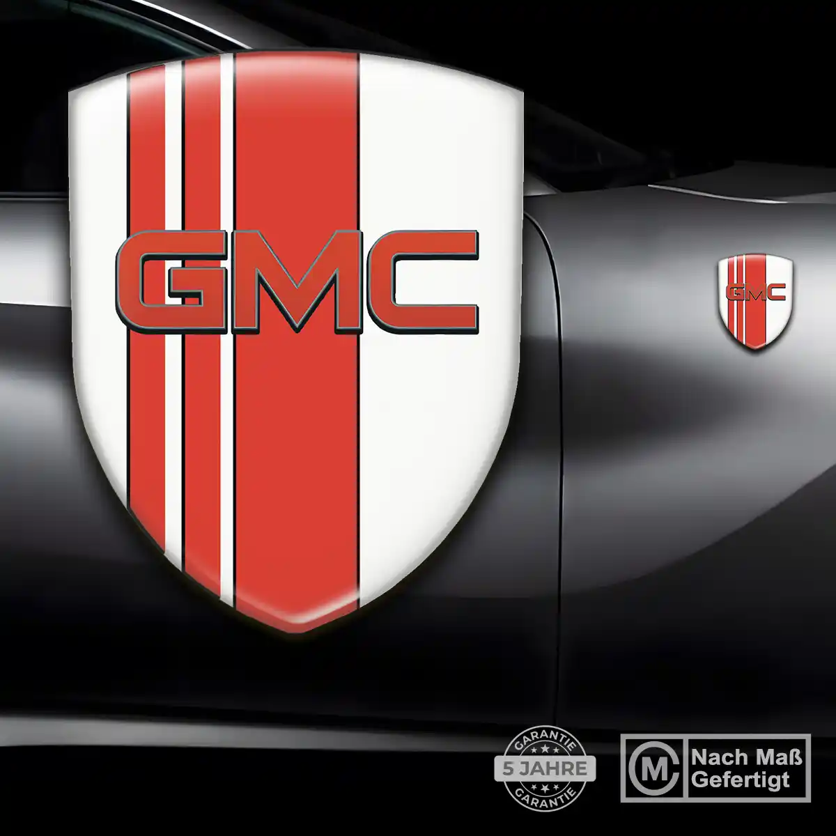GMC Embleme Silikon Aufkleber Auto Premiumqualität