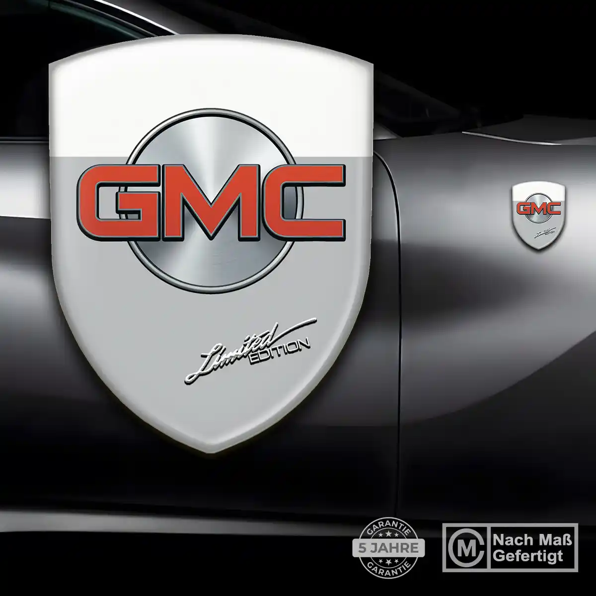 GMC Embleme Silikon Aufkleber Auto Stilvolles Design