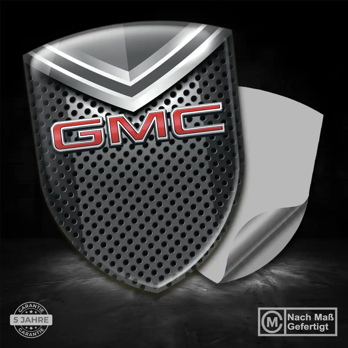 GMC Embleme Silikon Aufkleber Elegantes Design