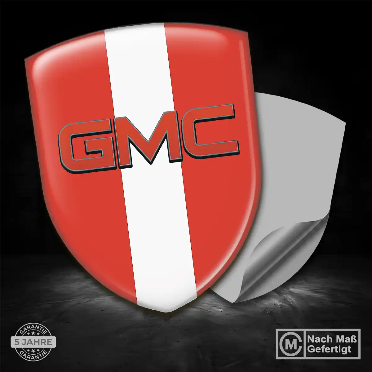 GMC Embleme Silikon Aufkleber Exterieurdesign