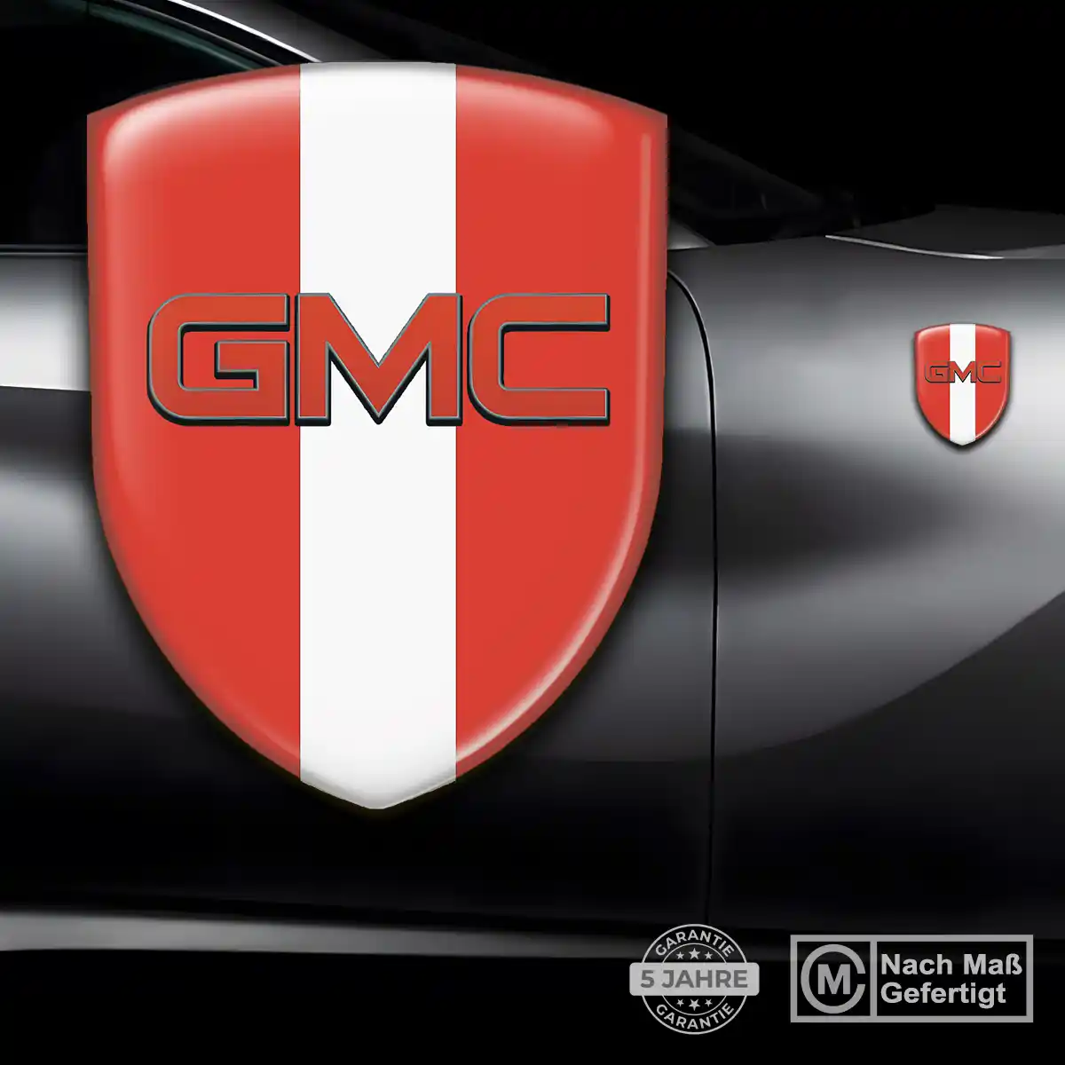 GMC Embleme Silikon Aufkleber Exterieurdesign