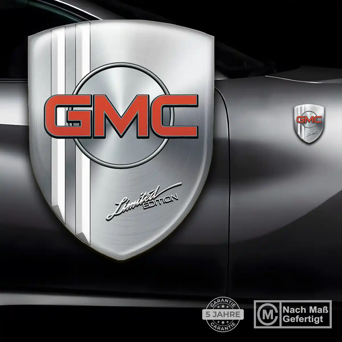 GMC Embleme Silikon Aufkleber Limitierte Auflage