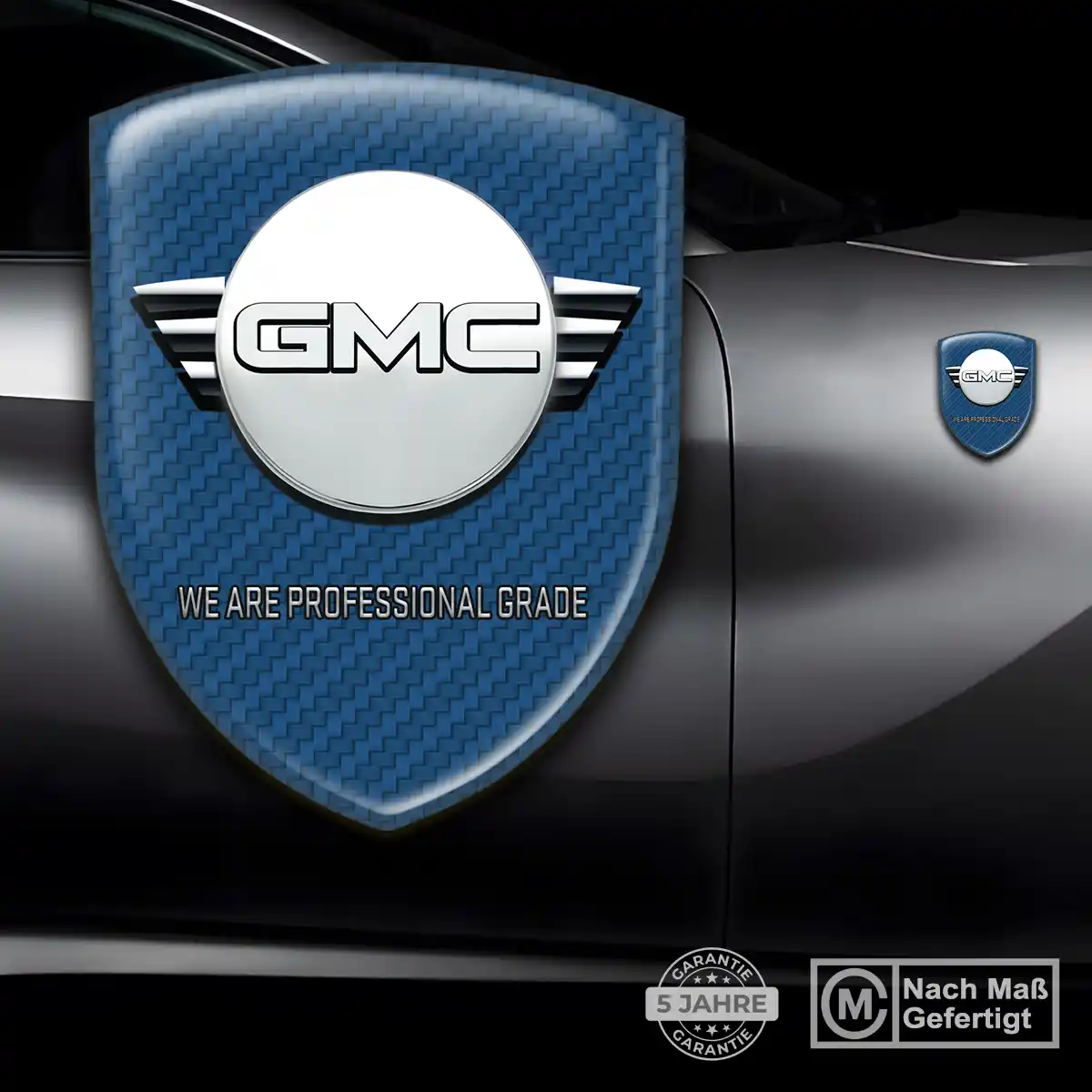GMC Embleme Silikon Aufkleber Premium-Edition