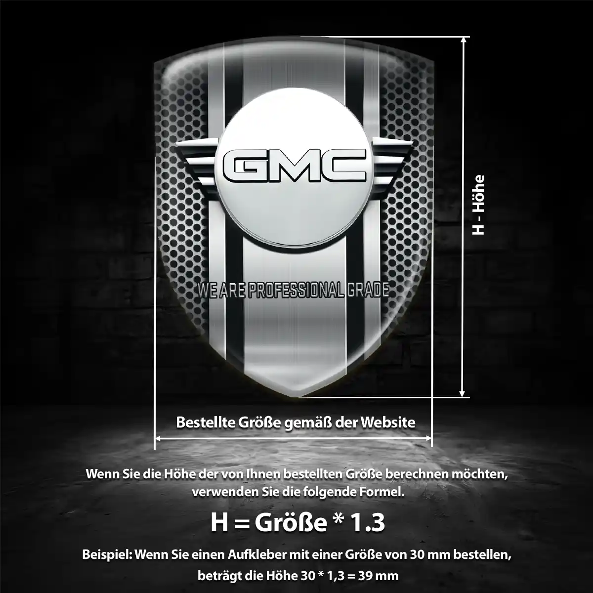 GMC Embleme Tuningfahrzeug