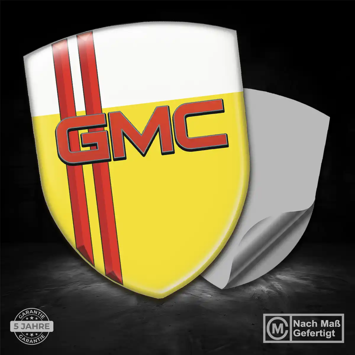GMC Silikon Aufkleber Auto Edles Design