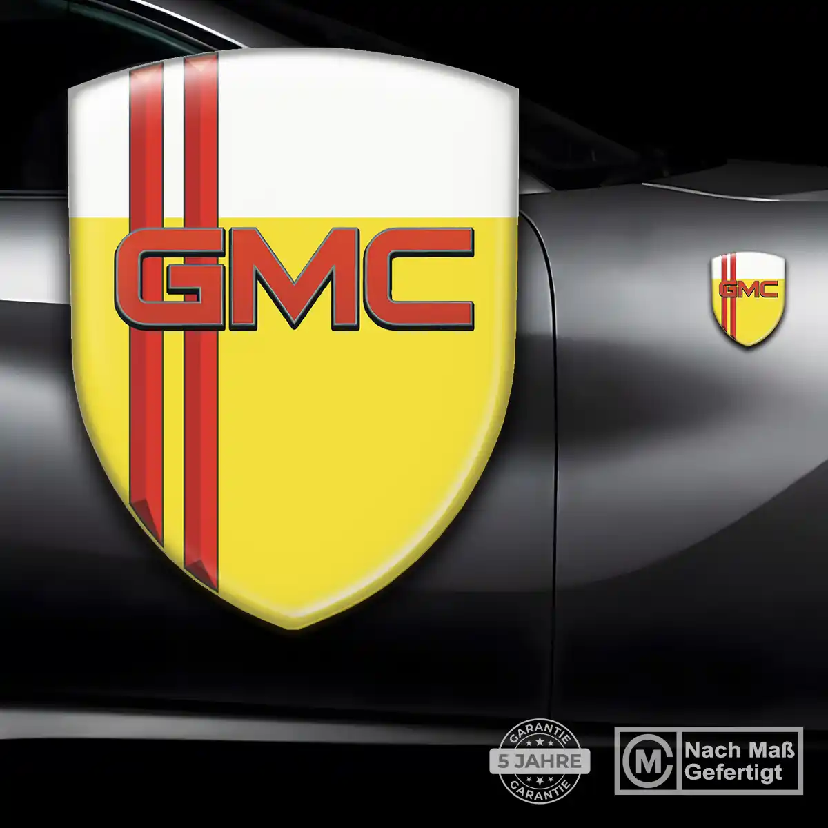 GMC Silikon Aufkleber Auto Edles Design