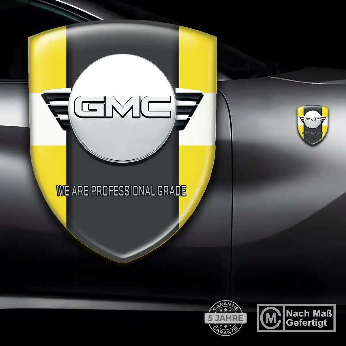 GMC Silikon Aufkleber Auto Hochwertiges Harz