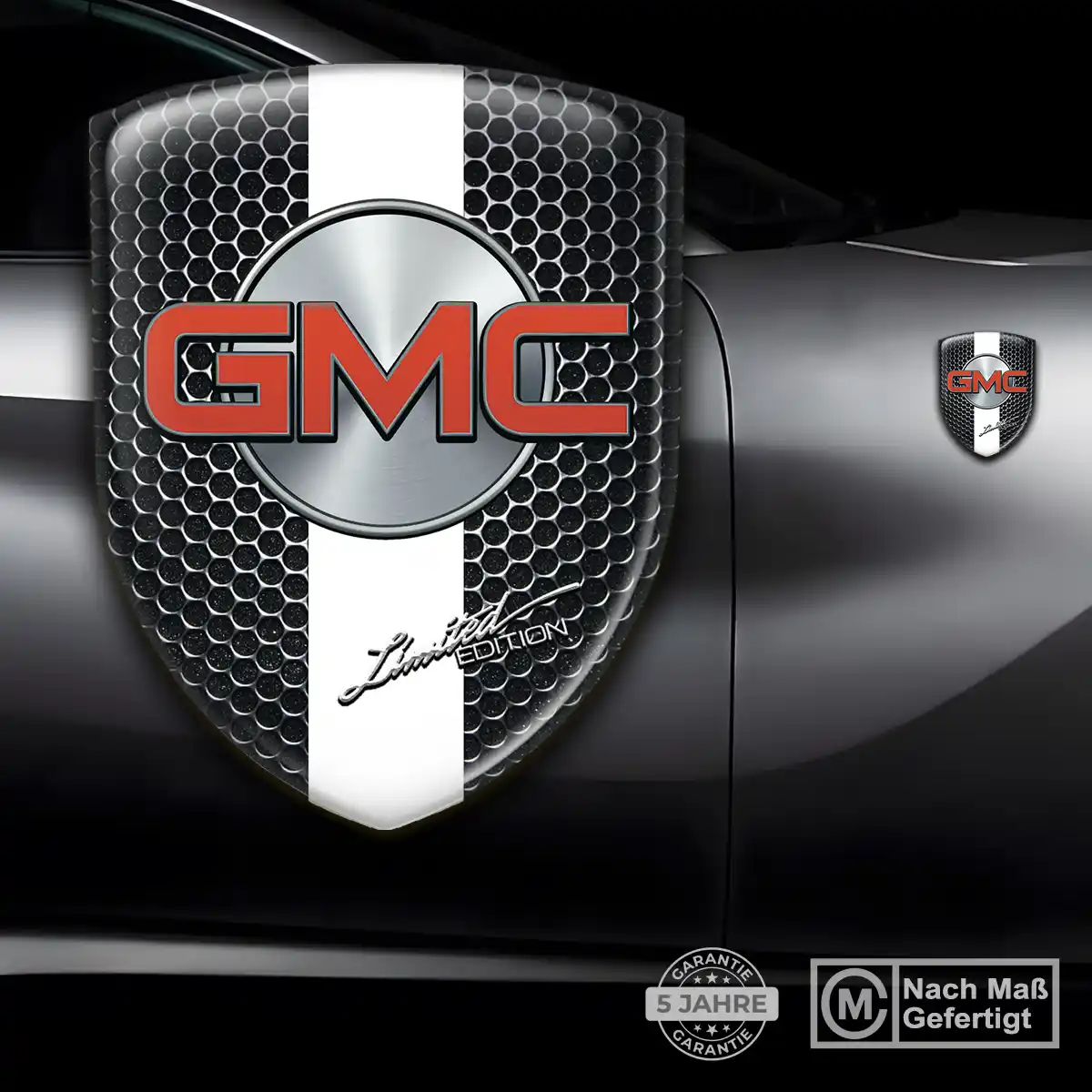 GMC Silikon Aufkleber Auto Limitierte Auflage