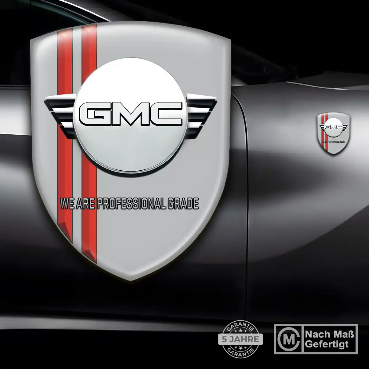 GMC Silikon Aufkleber Auto Premiumqualität