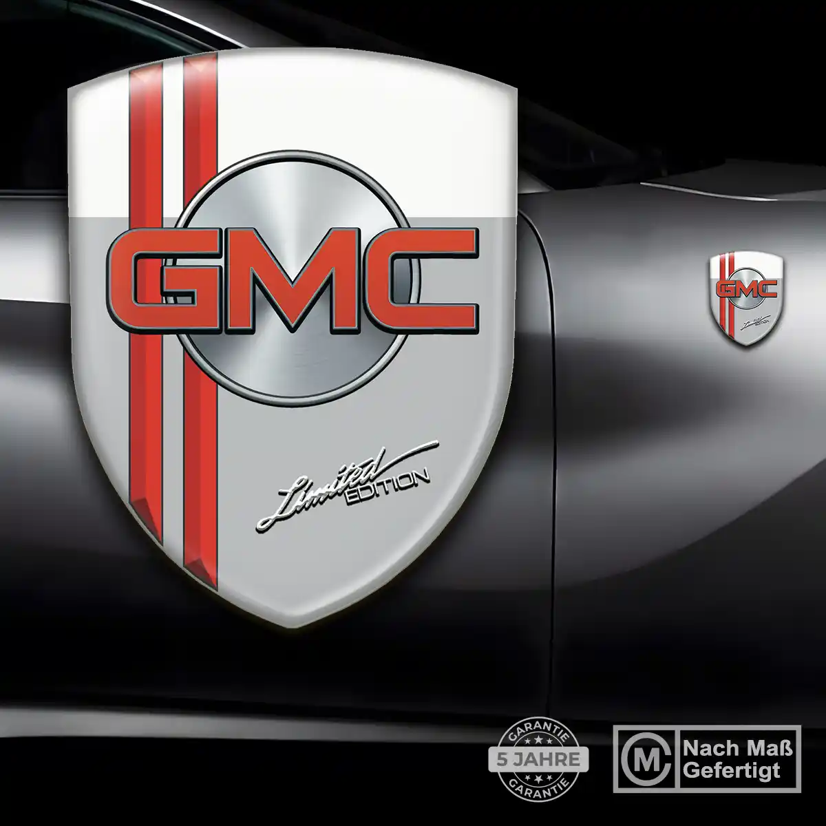 GMC Silikon Aufkleber Embleme Auto Exterieurdesign