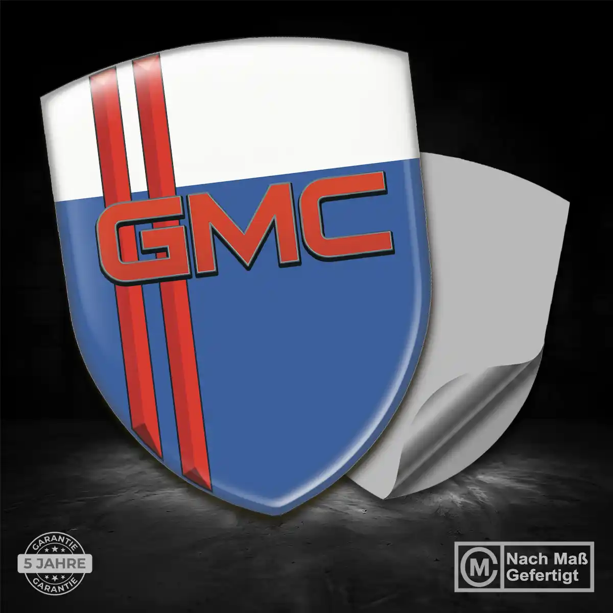 GMC Silikon Aufkleber Embleme Auto Interieurdesign