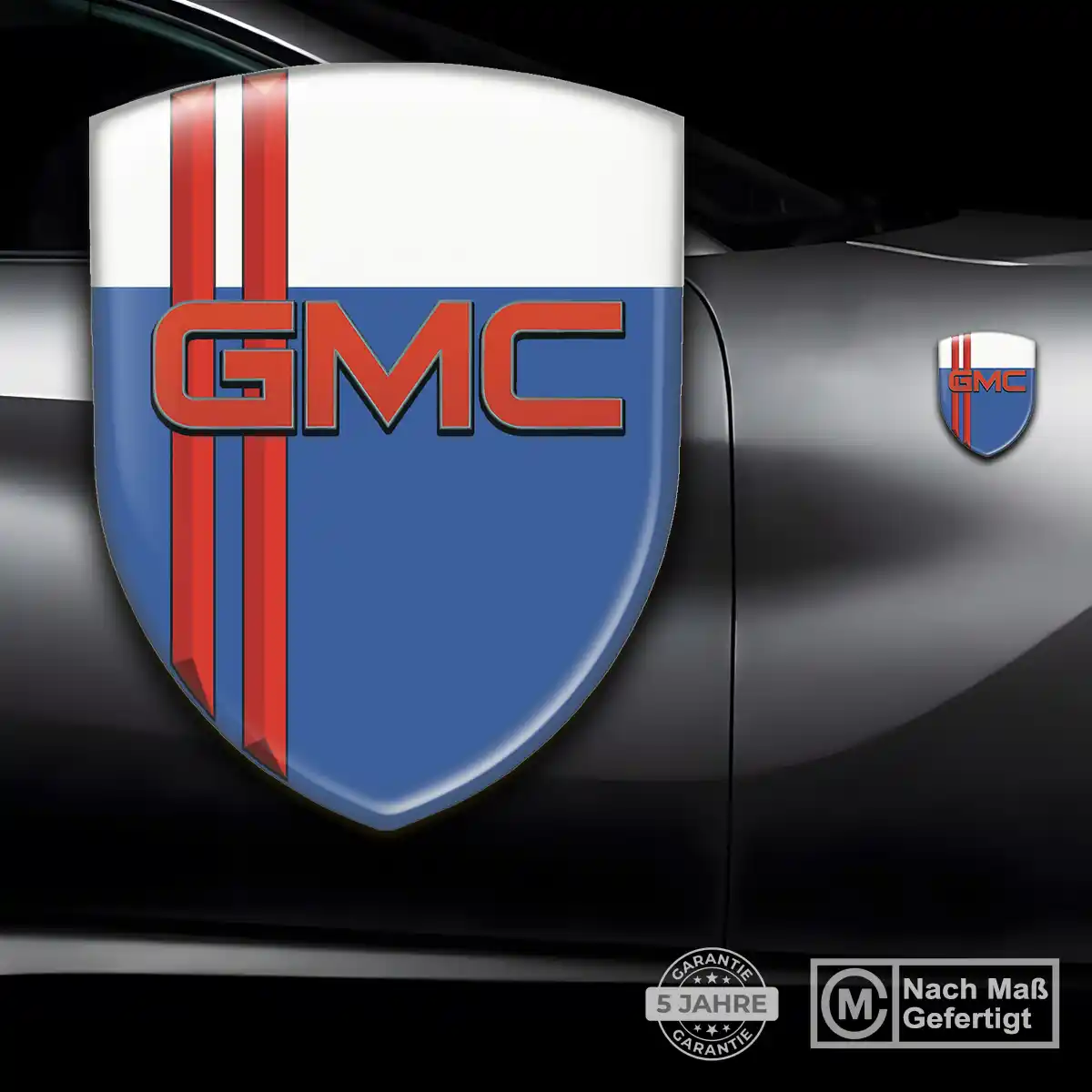 GMC Silikon Aufkleber Embleme Auto Interieurdesign