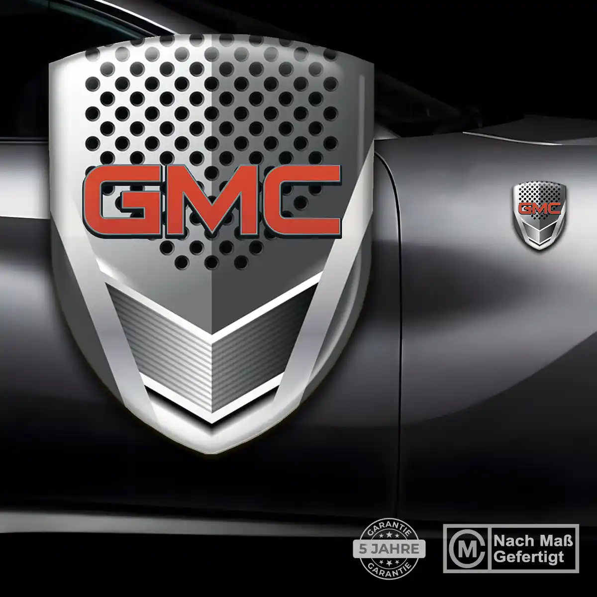 GMC Silikon Aufkleber Embleme Auto Stilvolles Design