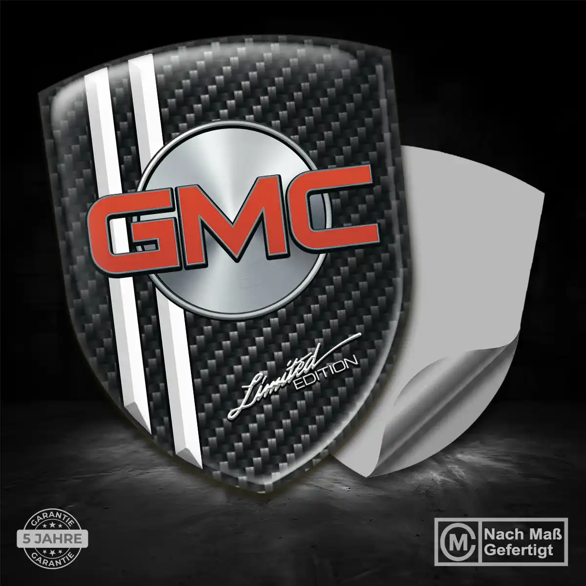 GMC Silikon Aufkleber Embleme Exterieurdesign