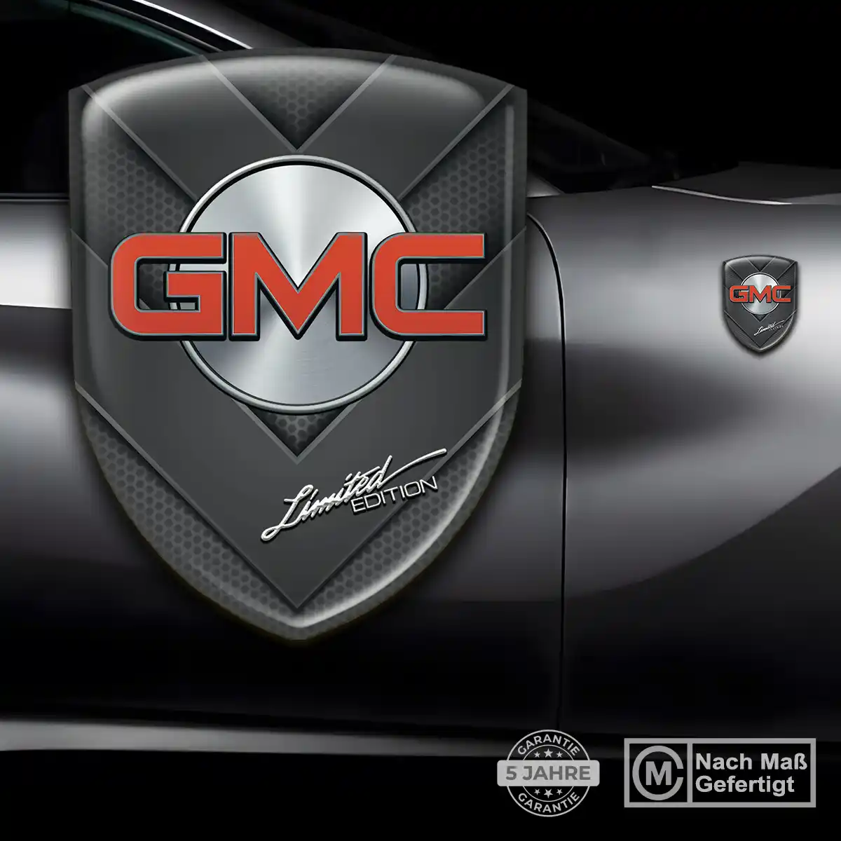 GMC Silikon Aufkleber Embleme Interieurdesign