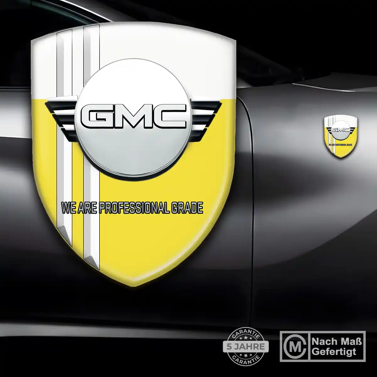 GMC Silikon Aufkleber Embleme Limitierte Auflage