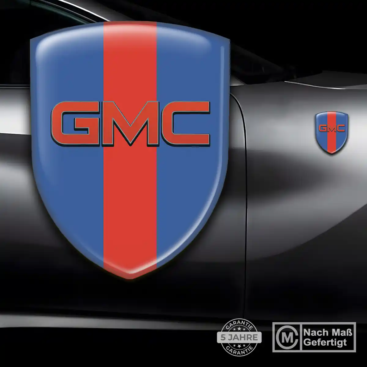 GMC Silikon Aufkleber Embleme Premium-Edition