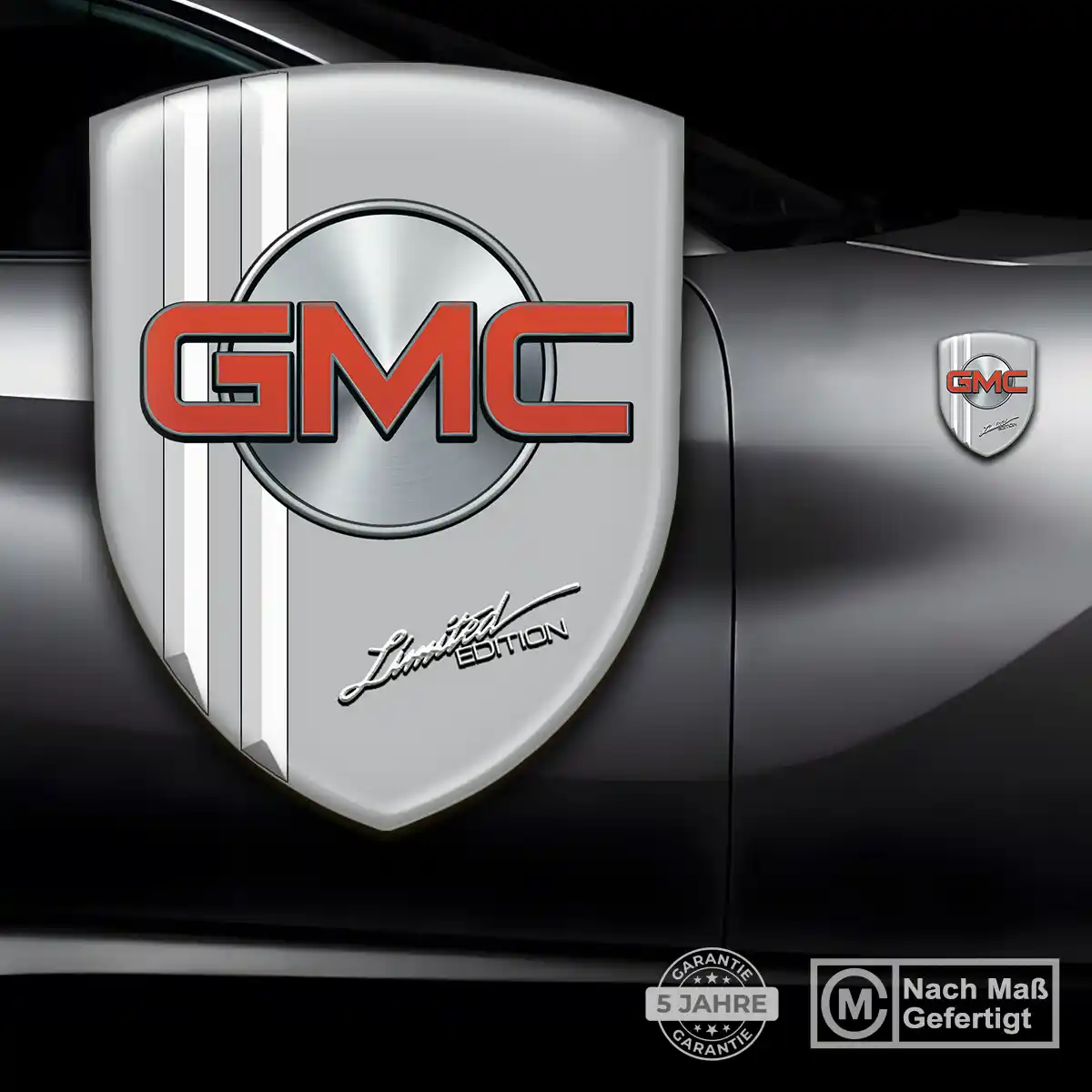 GMC Silikon Aufkleber Hochwertiges Harz