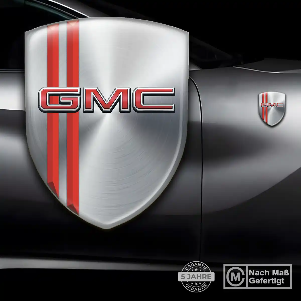 GMC Silikon Aufkleber Markenedition