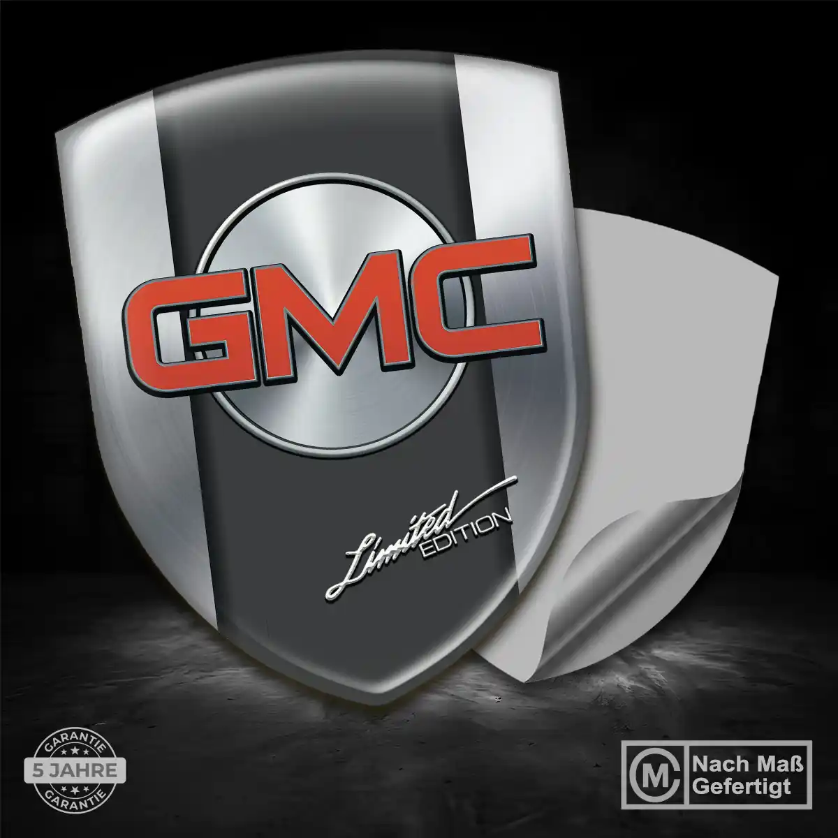 GMC Silikon Aufkleber Tuningfahrzeug