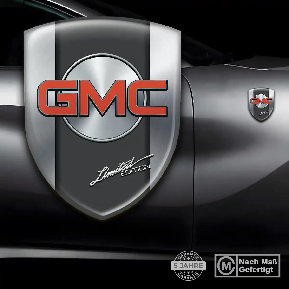 GMC Silikon Aufkleber Tuningfahrzeug