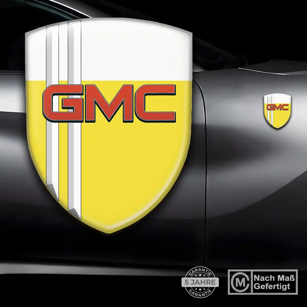 GMC Silikon Aufkleber Wappen Auto Exterieurdesign