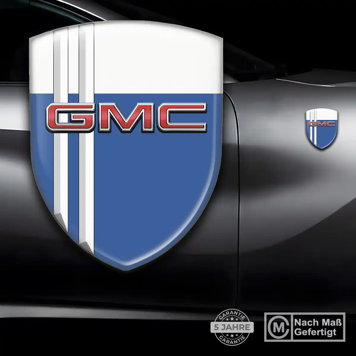 GMC Silikon Aufkleber Wappen Exterieurdesign