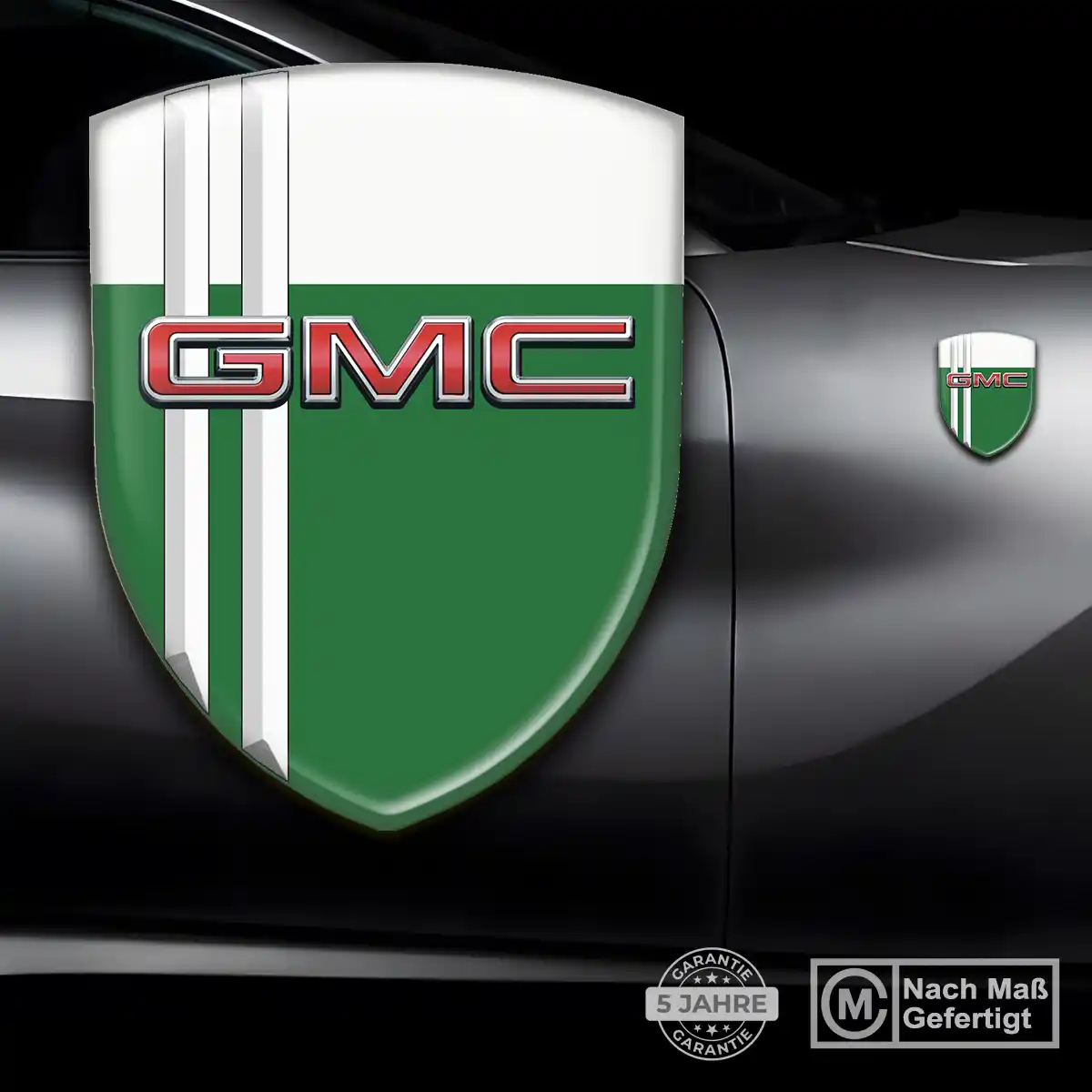 GMC Silikon Aufkleber Wappen Hohe Qualität